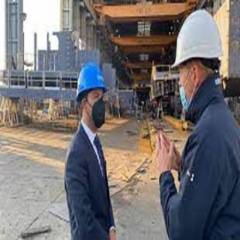 Visita el Gobernador Mauricio Vila Dosal astilleros y empresas dedicadas a la fabricación de barcos y cabinas navales