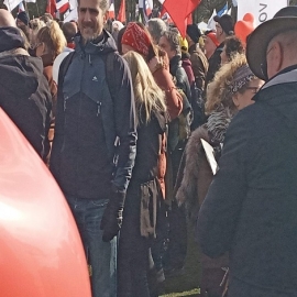 Agricultores holandeses se reúnen para protestar contra la nacionalización de sus granjas