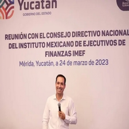 Expuso el Gobernador Mauricio Vila Dosal las ventajas competitivas de Yucatán ante miembros del Consejo Directivo Nacional del IMEF