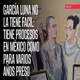 García Luna no la tiene fácil: tiene procesos en México como para varios años preso