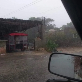 Cae la lluvia más fuerte de lo que va del año en Mérida