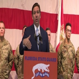 DeSantis creará una milicia civil en Florida luego de que Biden expulse a miles de soldados de la Guardia Nacional por no vacunarse