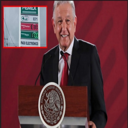 Gasolina NO debe venderse en más de 17 pesos: AMLO advierte a gasolineros