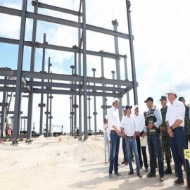 El Gobernador Mauricio Vila Dosal realiza visita de observación a obras del nuevo Hospital General “Dr. Agustín O'Horán”