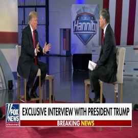 Trump en entrevista con Hannity: «El virus vino del laboratorio»