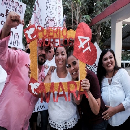 ¡DESTERRAREMOS LA CORRUPCIÓN DE QUINTANA ROO!, AFIRMA MARA LEZAMA EN PUERTO MORELOS