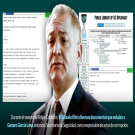Cables de Wikileaks revelan que García Luna pasó información a EU, y habría violado la soberanía