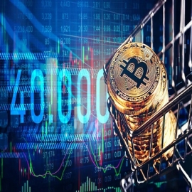 Bitcoin se estabiliza en USD 40.000 en espera de un desenlace por la guerra