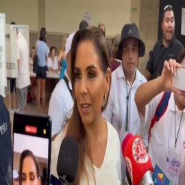Emite gobernadora Mara Lezama su voto