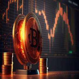 Bitcoin cae hasta USD 28.500 y se detiene en su antigua resistencia