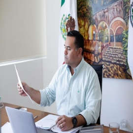 El alcalde Renán Barrera respalda con nuevos programas a la comunidad artística local, afectada por la contingencia sanitaria causada por el Covid-19