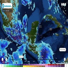 Viene la onda tropical número 8 y Polvo del Sahara
