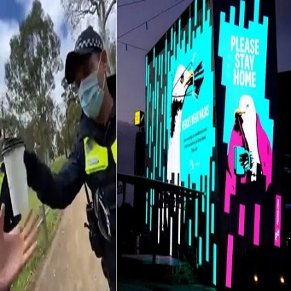 «¿Te importa si reviso si realmente hay algo en eso?»: Policías australianos criticados tras revisar la bebida de un hombre para verificar su excusa para no usar la mascarilla