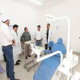 Con la entrega de los trabajos de remodelación de los Centros de Salud de los municipios de Chacsinkín y Cantamayec se fortalece la atención a la salud y se combate la desigualdad