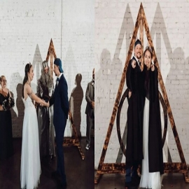PAREJA GASTÓ 25 MIL DÓLARES EN SU BODA TEMÁTICA DE ‘HARRY POTTER’ Y LOS MUGGLES LOS CRITICARON