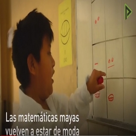Niños de Yucatán aprenden gracias al sistema de numeración maya