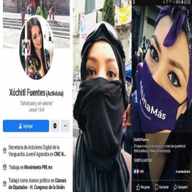 Redes denuncian a funcionaria del PRI de financiar colectivos feministas que tomaron la CNDH (FOTOS)