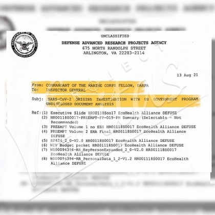 AGENCIA NORTEAMERICANA DESCLASIFICA LA VERDAD DEL COVID