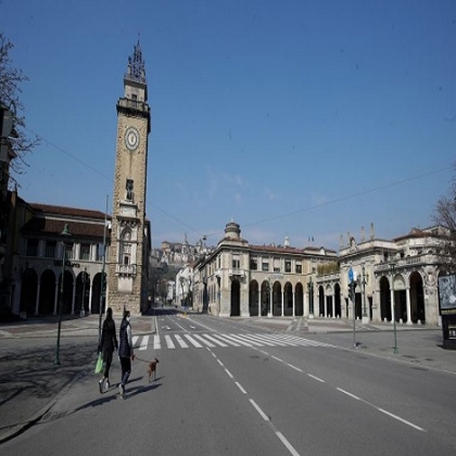 Italia reporta 627 muertes por COVID-19, el mayor número de fallecimientos en un solo día