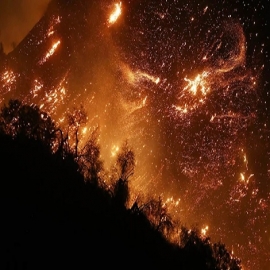 El estremecedor video que muestra los incendios en California