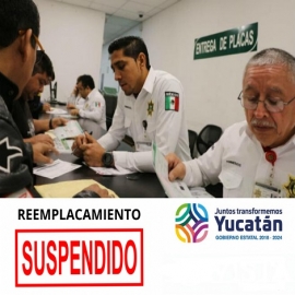 El Gobierno del Estado suspende temporalmente los trámites de reemplacamiento y regularización vehicular para proteger la salud de la población