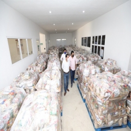 Supervisa el Gobernador Mauricio Vila Dosal el inicio de la distribución de ayudas alimentarias a 450,000 hogares yucatecos