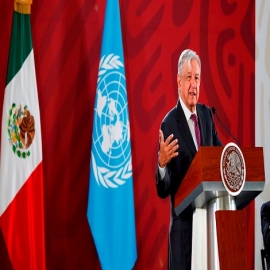 AMLO pide “fraternidad universal” para superar la crisis de la COVID-19 en la asamblea de la ONU