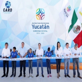 El Gobernador Mauricio Vila Dosal entregó los trabajos de modernización y ampliación del Centro de Alto Rendimiento Deportivo