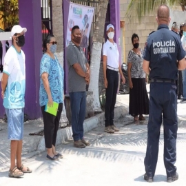 Colocan alarmas vecinales para reforzar la seguridad en Puerto Morelos