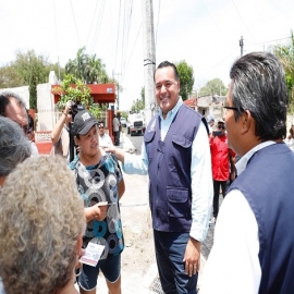 Renán Barrera realiza obras para impulsar el desarrollo equitativo del Municipio