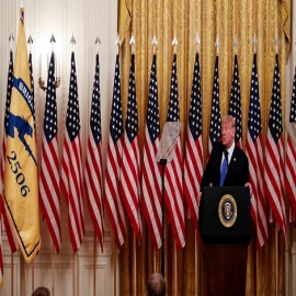 Trump aceptará los resultados de "unas elecciones libres y justas"