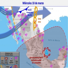 Clima hoy para Cancún y Quintana Roo 10 de marzo de 2021