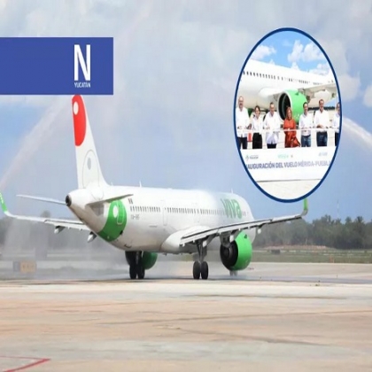 Arranca operaciones vuelo Mérida-Puebla
