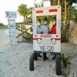 Inauguran calle de Cruz Roja Mexicana en Progreso.