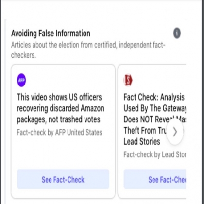 Facebook admite que los verificadores de hechos son «muy parciales”
