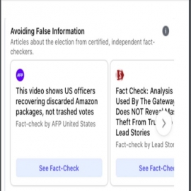 Facebook admite que los verificadores de hechos son «muy parciales”