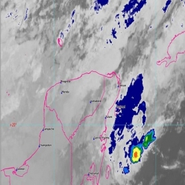 Pronostican algunos nublados con probabilidad de lluvia en Quintana Roo