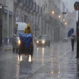 Jueves pasado por agua en Yucatán; pronostican lluvias por cercanía de frente frío