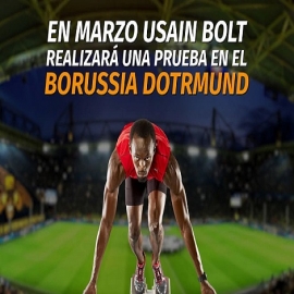 Usain Bolt vs. los futbolistas más rápidos del momento: el recurso para llegar al Borussia Dortmund