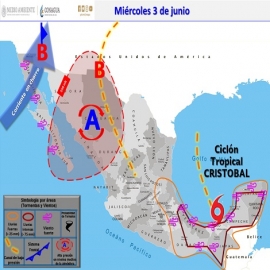 Pronostico detallado sobre el clima para las próximas 72 horas. Tomar muy en cuenta.