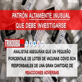 Un pequeño porcentaje de lotes de vacunas son responsables de una gran cantidad de reacciones adversas, afirman analistas