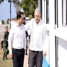 Mantienen coordinación por Yucatán y los yucatecos el Gobernador Mauricio Vila Dosal y el Presidente Andrés Manuel López Obrador
