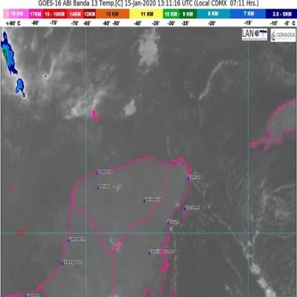 Se esperan chubascos para este miércoles en Quintana Roo