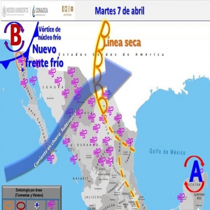 Clima hoy para Cancún y Quintana Roo 7 de abril de 2020