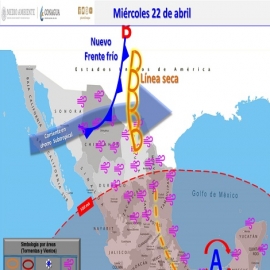 Clima hoy para Cancún y Quintana Roo 22 de abril de 2020