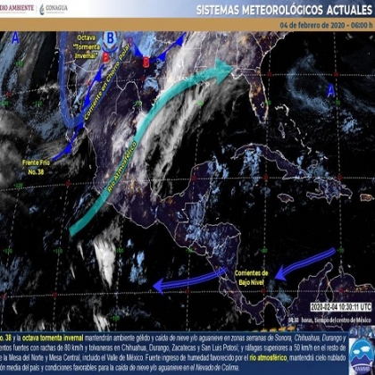 Pronostican ligeras lloviznas para hoy martes en Quintana Roo