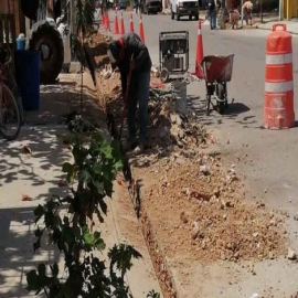 Playa del Carmen: Se quejan vecinos del polvo de obras en plena contingencia sanitaria