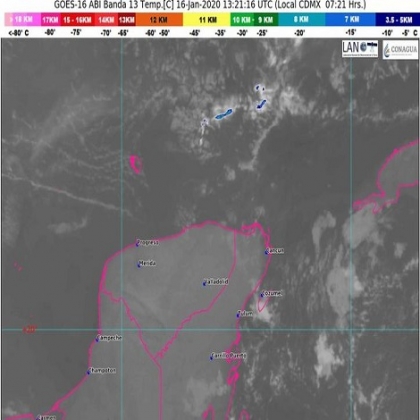 Continúa el calorcito para este jueves en Quintana Roo