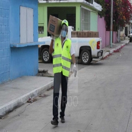 Coronavirus: Llegan las primeras despensas a las familias más necesitadas de Quintana Roo