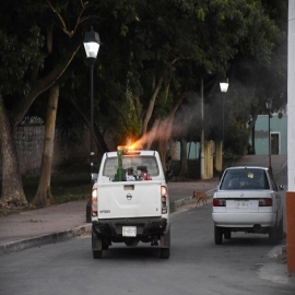Realiza SSY operativo intensivo de fumigación en Mérida y el interior del estado